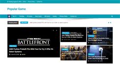 Desktop Screenshot of populargame.net